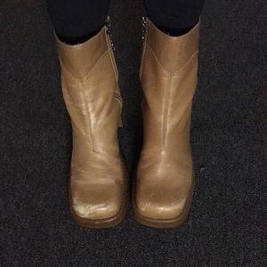 Vintage Harley Davidson leather booties